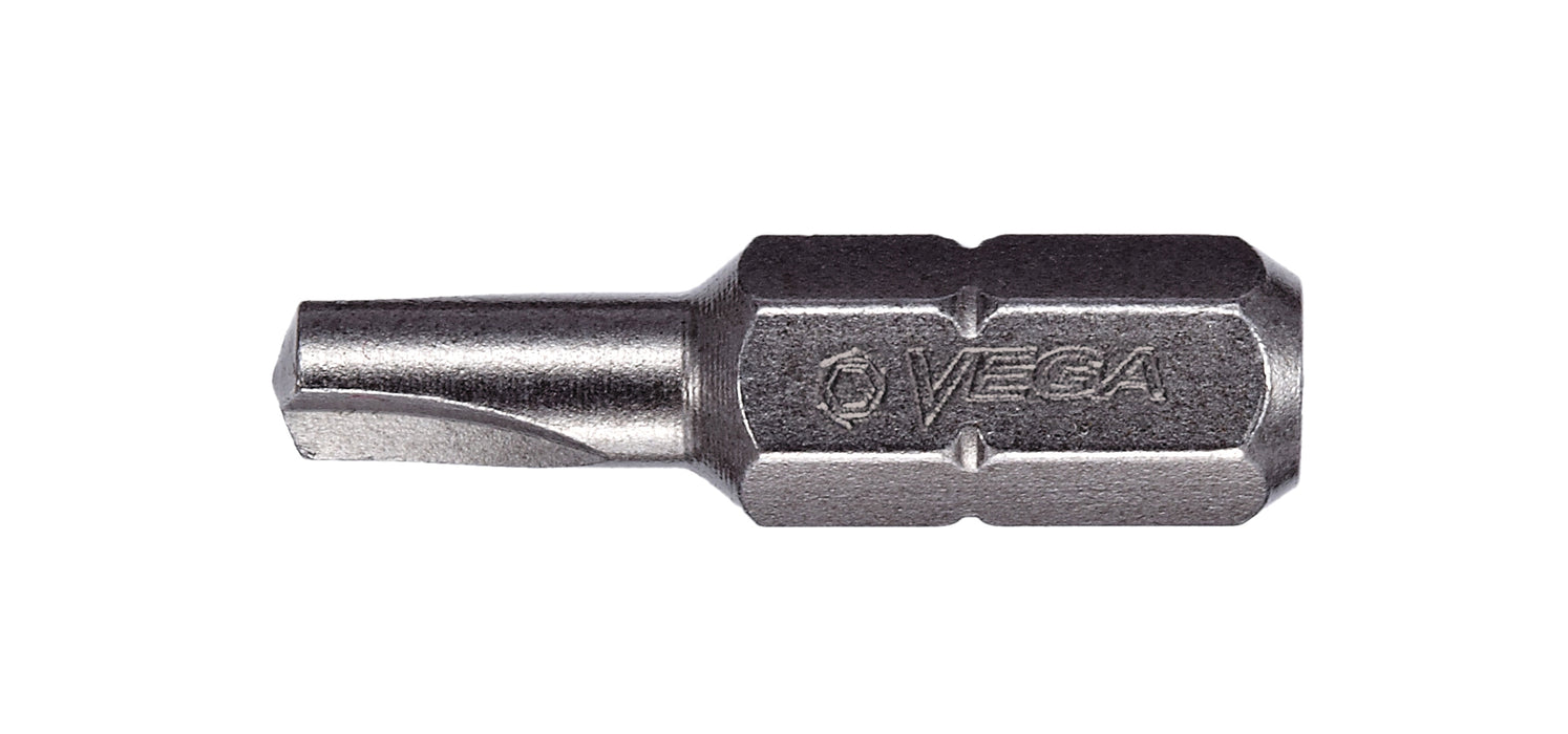 Vega Tools 1/8 in Clutch Insert Driver Bit 125CG432A - 1/4 in-Hex Shank - S2 Modified Steel - 1 in Length #005