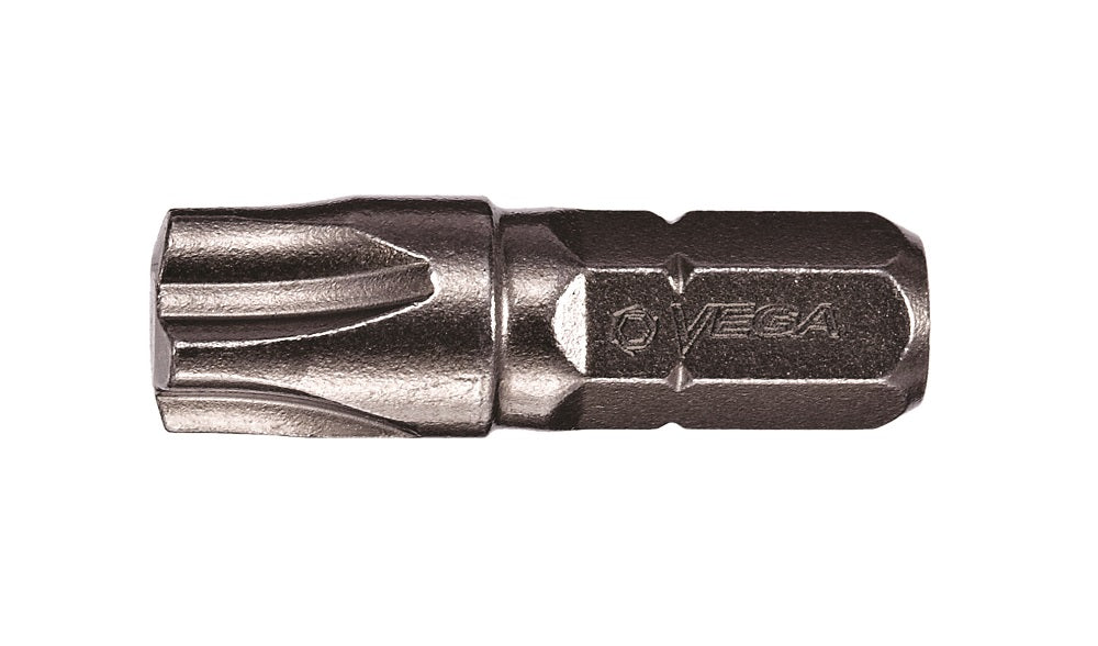 Vega Tools 2 MORTORQ Insert Driver Bit 125MT2-A - 1/4 in-Hex Shank - S2 Modified Steel - 1 in Length #006