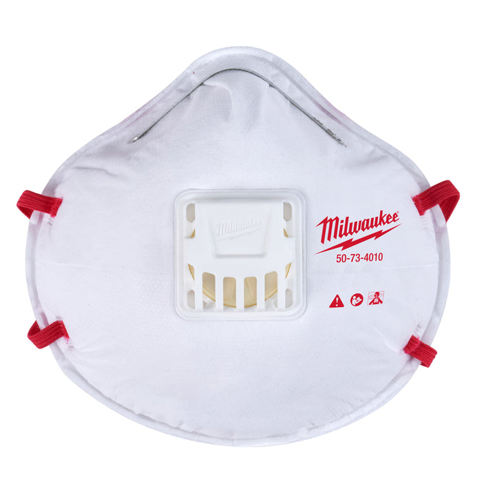 RESPIRATOR N95 VLV WHT