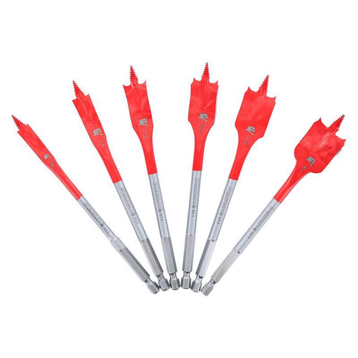 SD SPADE BIT SET 6 6PC