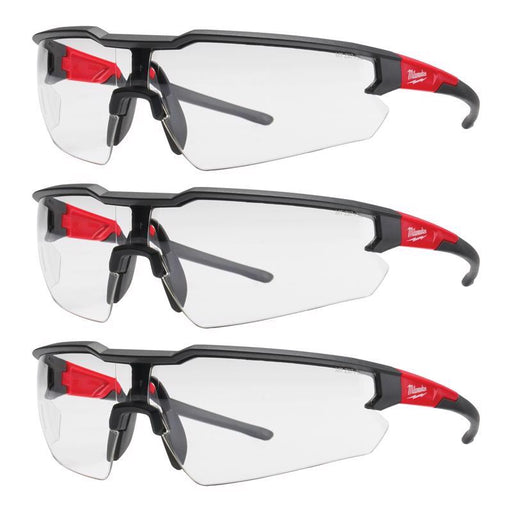 SFTY GLASSES AF CLR 3PK