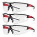 SFTY GLASSES AF CLR 3PK