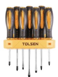 Tolsen 7Pc Go-Thru Screwdriver Set