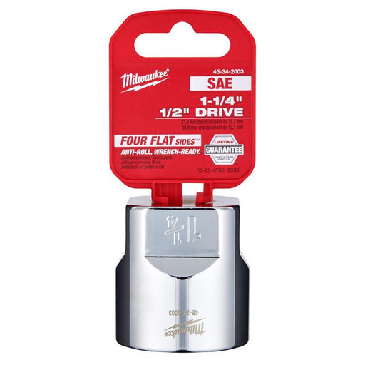 SOCKET SAE CHROME 1-1/4