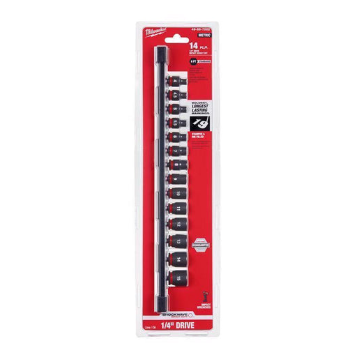 STD SCKT SET 1/4DRV 14PC