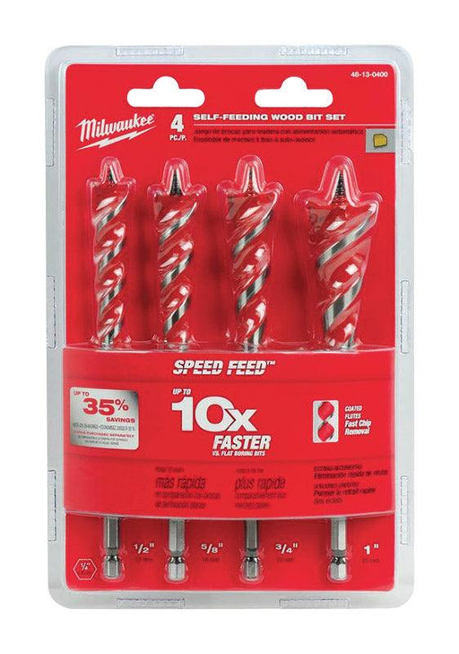 SPEEDFEED WOOD BITS 4PC