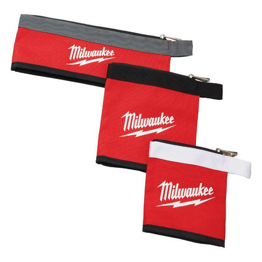 ZIPPER POUCH MLT-SIZE 3P