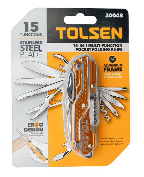 Tolsen 15-in-1 Multi-Function Knife