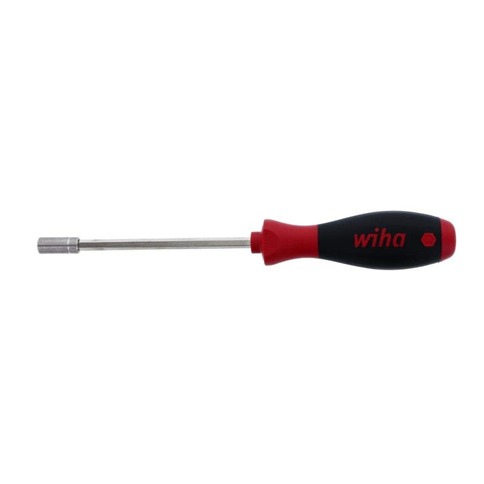 Wiha 34759 Nut Driver with Hex Bolster and SoftFinish Handle, Inch, 1/4"