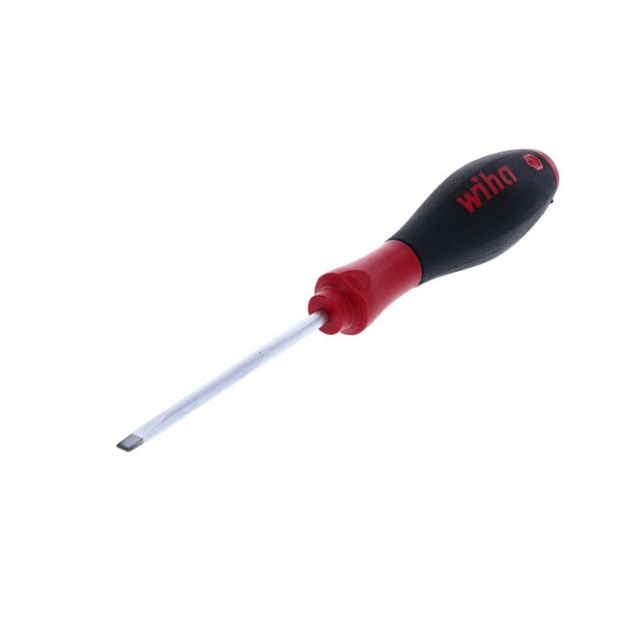 Wiha 30218 Slotted Screwdriver with SoftFinish Handle, 4.5 x 80mm