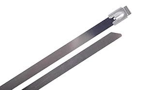 Gardner Bender 221048 20 in. Wide Cable Tie  Stainless Steel - 5 Per Pack
