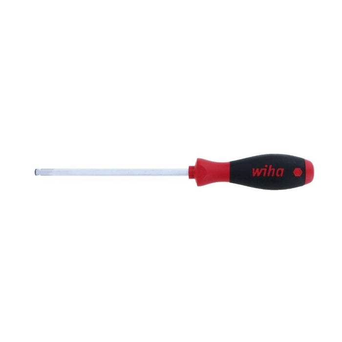 Wiha 36738 MagicRing Ball End Hex Driver with SoftFinish Handle, Inch, 1/4 x 150mm