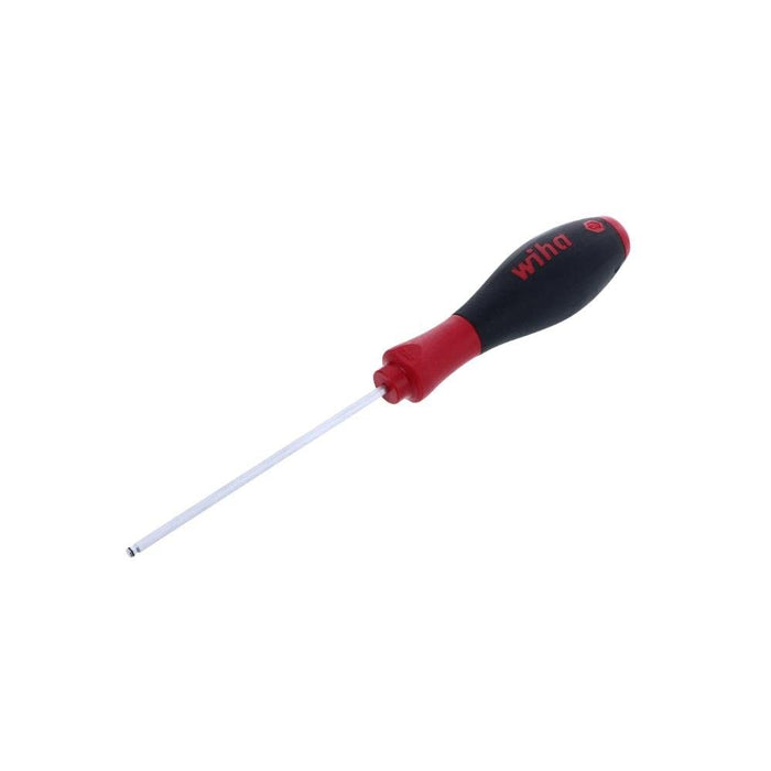 Wiha 36726 MagicRing Ball End Hex Driver with SoftFinish Handle, Inch, 1/8 x 100mm