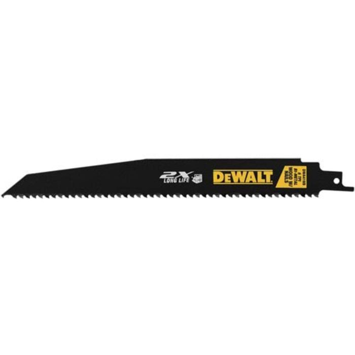 DEWALT 12-Inch Reciprocating Saw Blades, 6TPI, Demolition, 5-Pack (DWAR106)