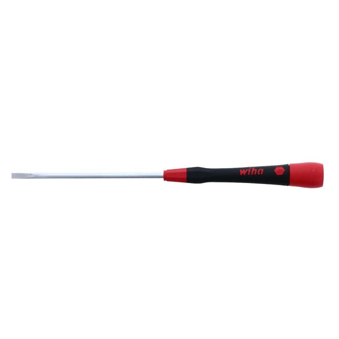 Wiha 26079 Slotted Screwdriver with PicoFinish Handle, 4.0 x 100mm