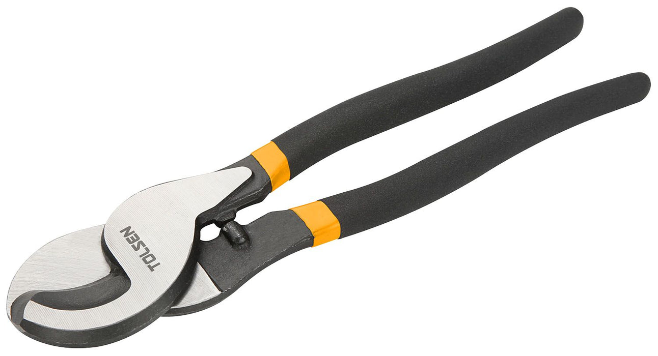 Tolsen 10″ Cable Cutter Heavy Duty Drop-Forged High Quality Tool Steel, Double-Dipped Handle