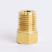 ATC 1/4 in. Flare X 1/4 in. D MPT Brass Inverted Flare Adapter