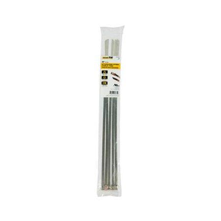 Gardner Bender 221048 20 in. Wide Cable Tie  Stainless Steel - 5 Per Pack