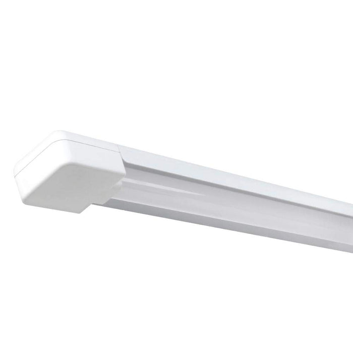 Commercial Electric 1 Light 4000K 3 ft. White Integrated LED Shop Light with 5 ft. Power Cord