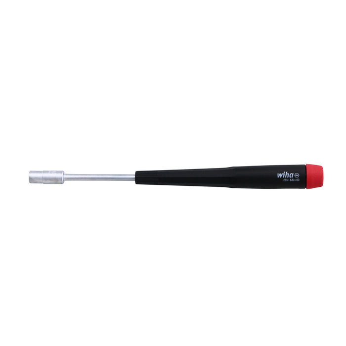 Wiha 96555 Nut Driver Metric Screwdriver with Precision Handle, 5.5 x 60mm