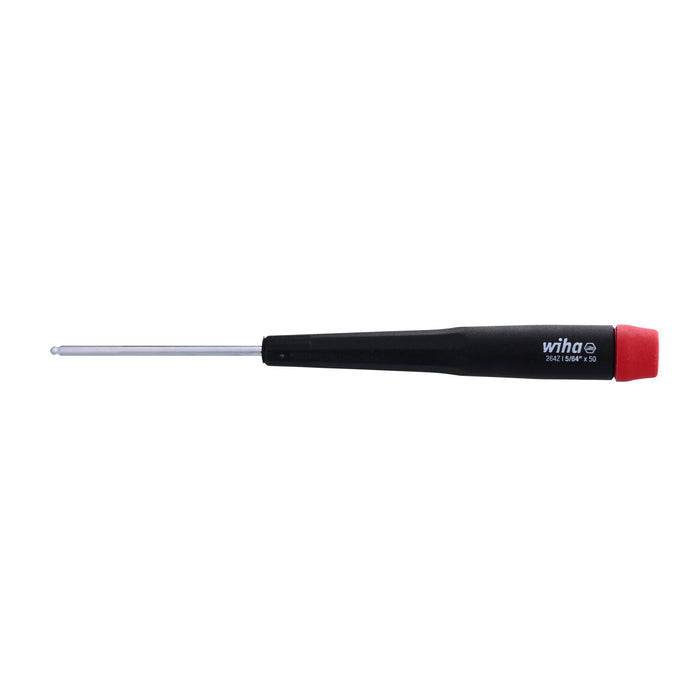 Wiha 96419 Ball End Hex Inch Screwdriver with Precision Handle, 5/64 x 50mm