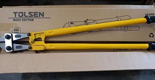 Tolsen 42" Bolt Cutters Heavy Duty for Padlocks, Chain, Rods, Rivets, and Wire Cutter - Ergonomic Non-Slip Handle Bolt Cutter - 42'' Bolt Cutter