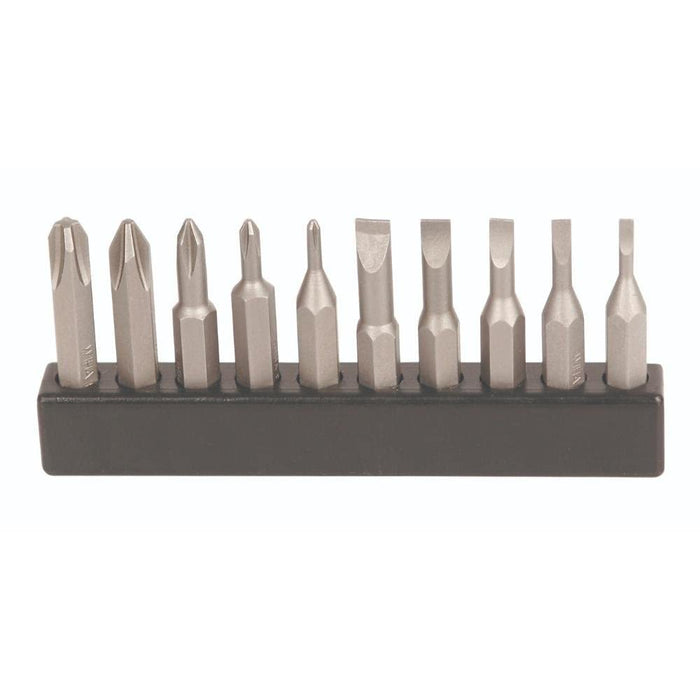 Wiha Micro Bit Replacement Slotted & Phillips Bit Pack 10 Piece
