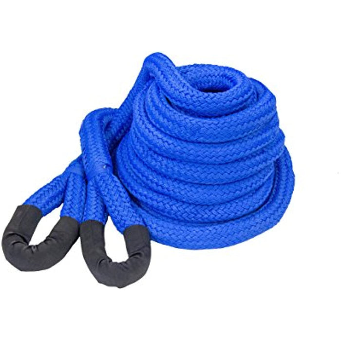 DitchPig 447551 Kinetic Energy Vehicle Recovery Double Nylon Braided Rope with Duffel Bag, 1-1/2" x 30', 64,300 lbs. Breaking Strength