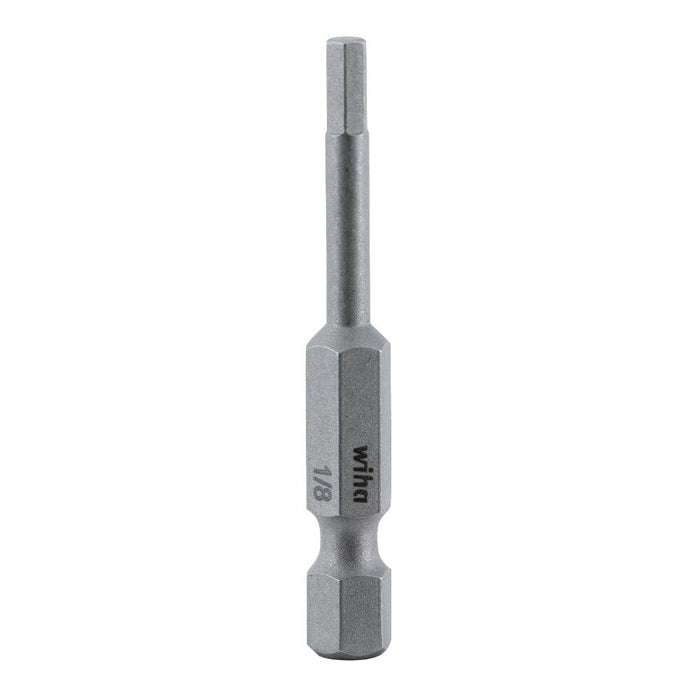 Wiha Hex Inch Power Bit 1/8" x 50mm