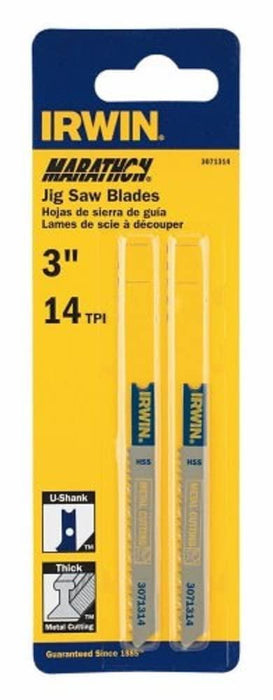 IRWIN 3071314 U Shank 3-1/4" 10 TPI Bi-Metal Jig Saw Blade