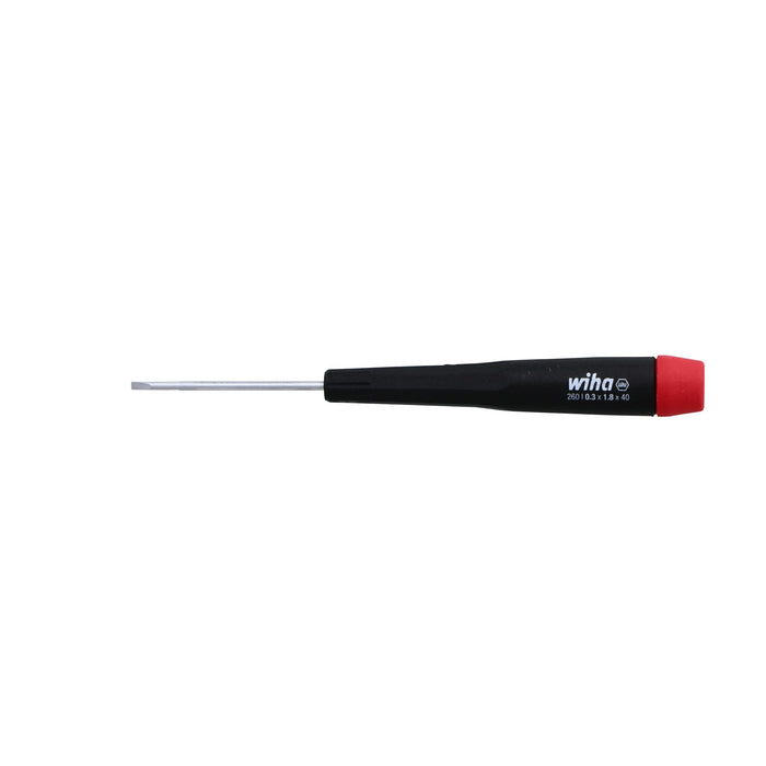 Wiha Slotted Screwdriver with Precision Handle, 1.8 x 40mm