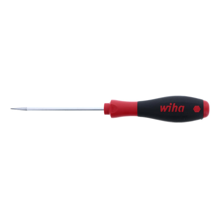 Wiha 30215 Slotted Screwdriver with SoftFinish Handle, 4.0 x 100mm