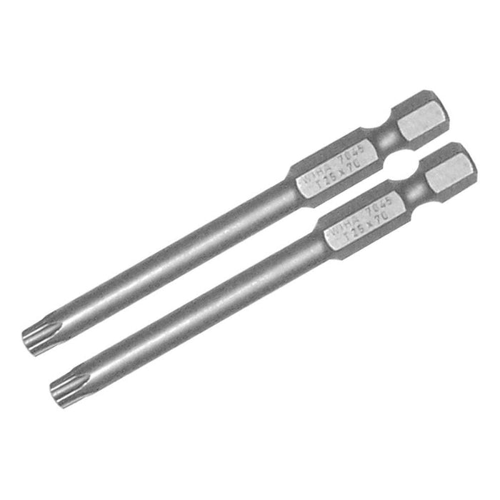 Wiha 73937 T7 x 70mm Torx Power Bit - 2 Pack