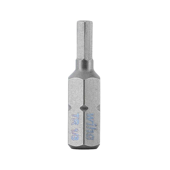 Wiha Security Hex Inch Insert Bit 1/8" x 25mm