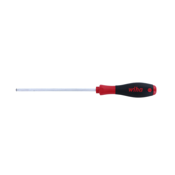 Wiha 36750 MagicRing Ball End Hex Driver with SoftFinish Handle, Metric, 5.0 x 150mm