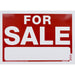 HILLMAN English Red For Sale Sign 10 in. H X 14 in. W