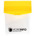 HILLMAN English White Informational Take One Box 13 in. H X 8 in. W