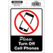 HILLMAN English White Safety Sign 6 in. H X 4 in. W