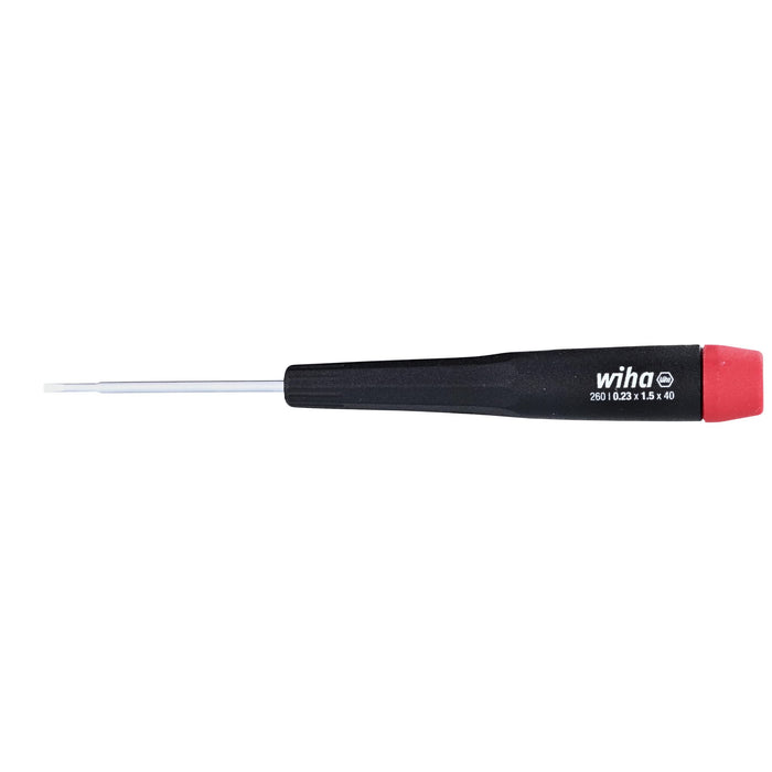 Wiha 96015 Slotted Screwdriver with Precision Handle, 1.5 x 40mm