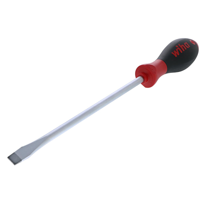 Wiha 30235 Slotted Screwdriver with SoftFinish Handle, 10.0 x 200mm