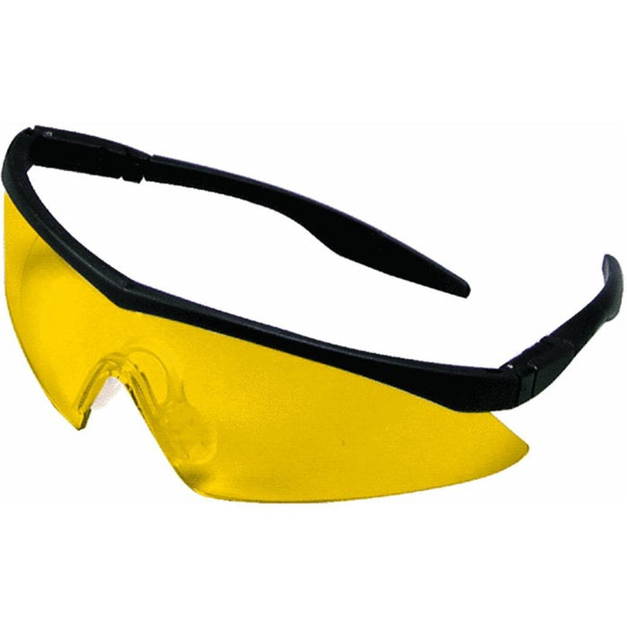 10021280 Straight Temple Safety Glasses, Amber