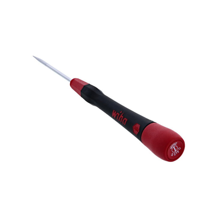 Wiha 26076 Slotted Screwdriver with PicoFinish Handle, 4.0 x 60mm