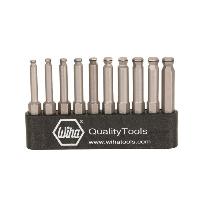 Wiha 74999 10 Piece MagicRing Ball End Power Bit Belt Set