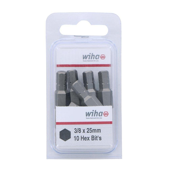 Wiha Hex Inch Insert Bit 3/8 x 25mm