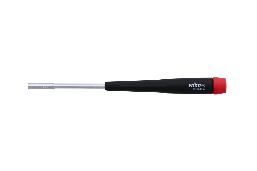 Wiha 96530 Nut Driver Metric Screwdriver with Precision Handle, 3.0 x 60mm