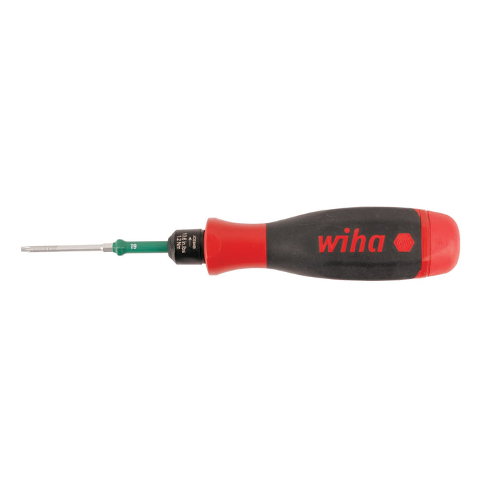WIHA 29237 Easy Torque Handle 12.4-Inch/Pound 1.4Nm with Torx T9 Blade, Soft Finish