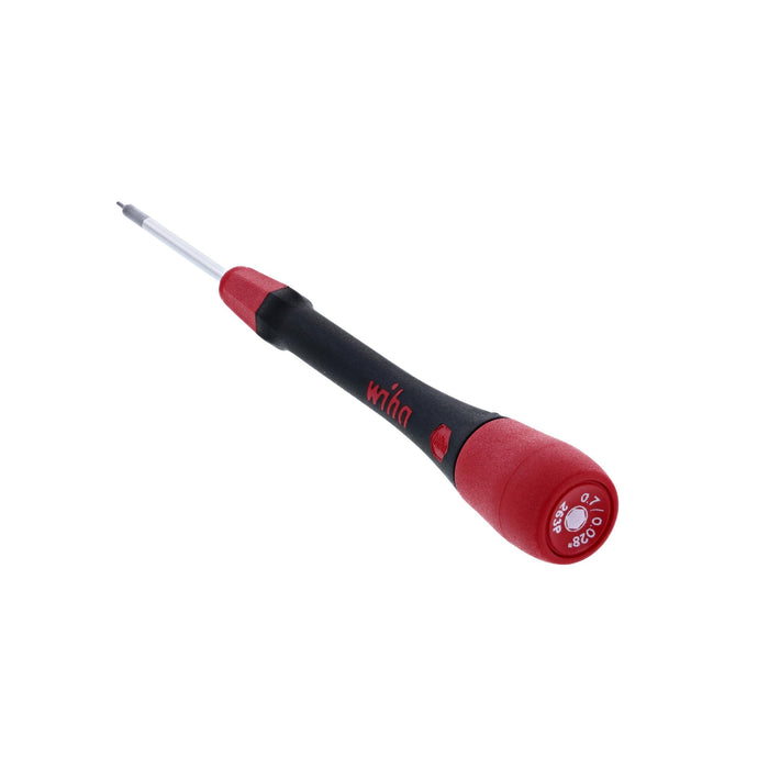 Wiha 26341 Precision Screwdriver With Soft PicoFinish Handle, Hex Inch, .028 x 40mm