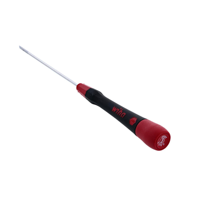 Wiha 26068 Slotted Screwdriver with PicoFinish Handle, 2.5 x 100mm