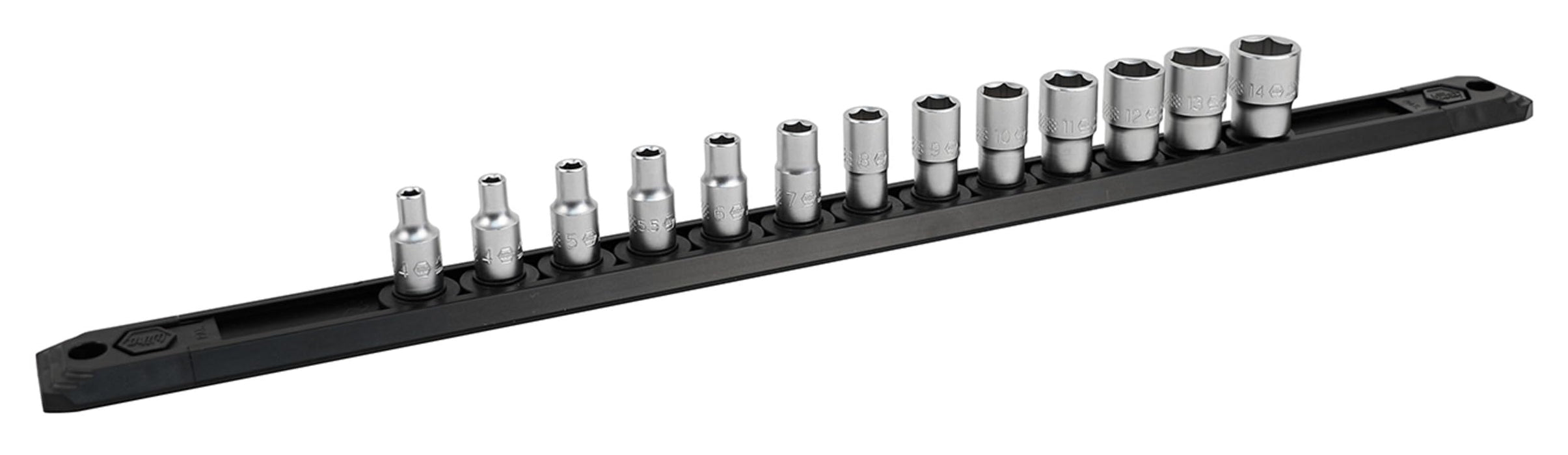 1/4" Drive Metric Socket Set, 16 Piece