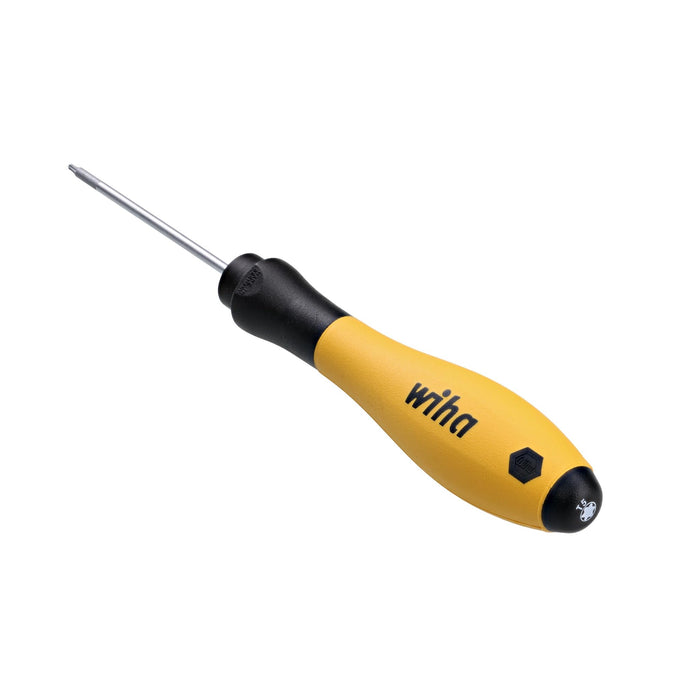 Wiha 36200 Torx Screwdriver, ESD Safe with SoftFinish Handle, T5 x 60mm